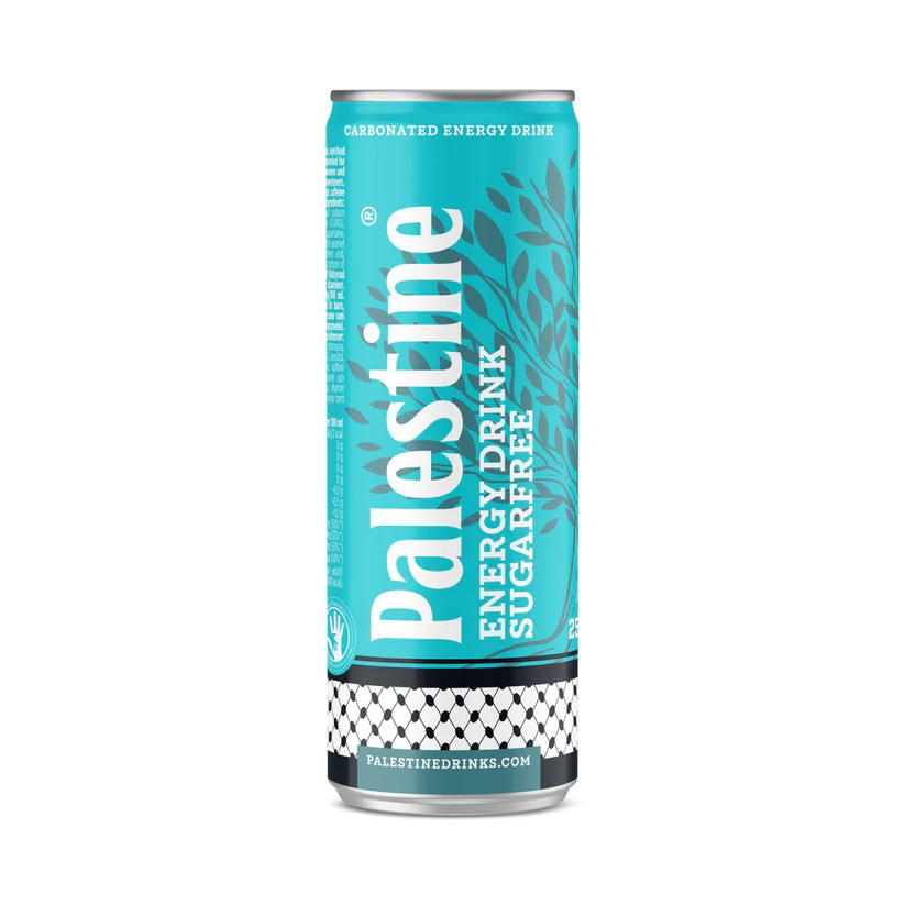 Palestine Energy Drink Sugarfree blik Noord-Holland